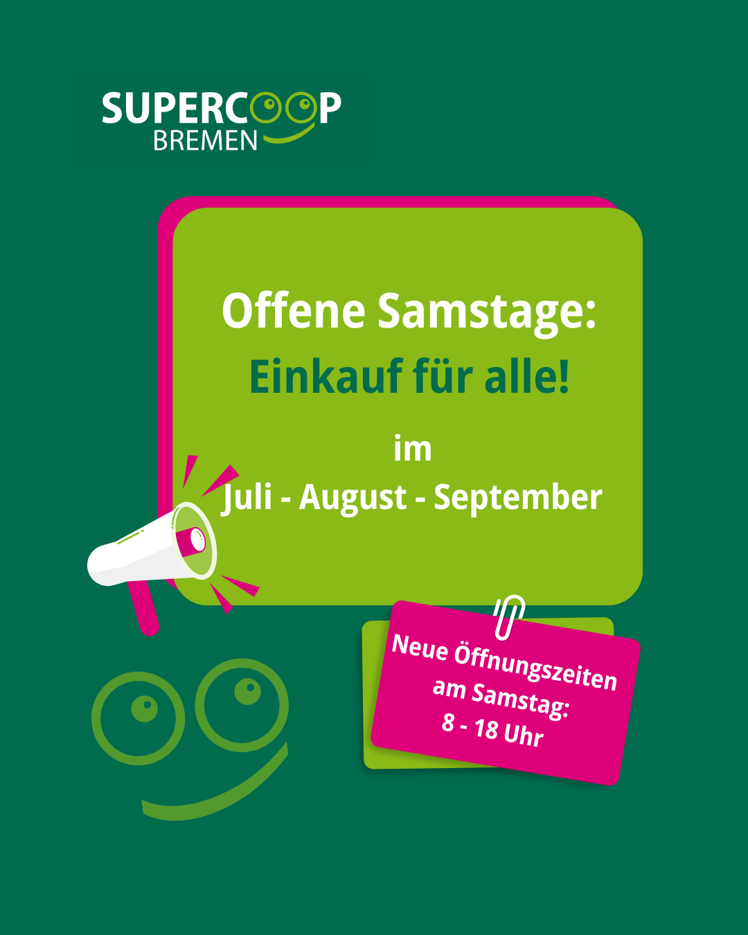 Offene Samstage – Juli-September